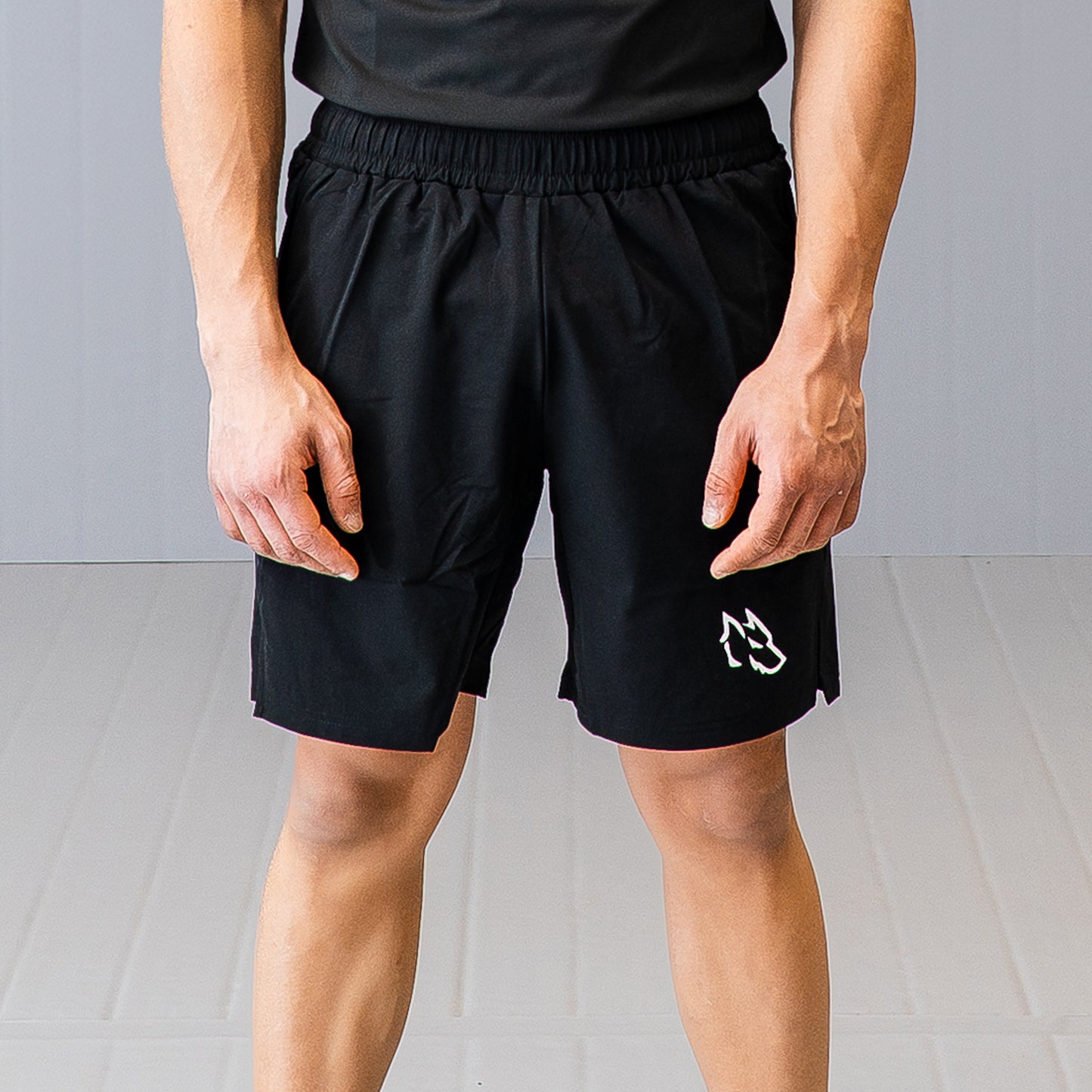 Short de sport Animalism noir
