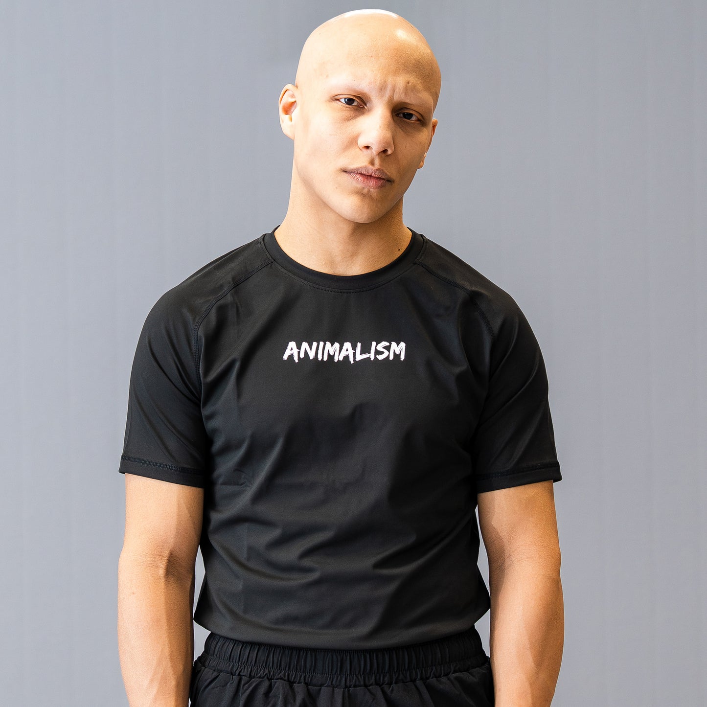 T-shirt de sport Animalism Noir