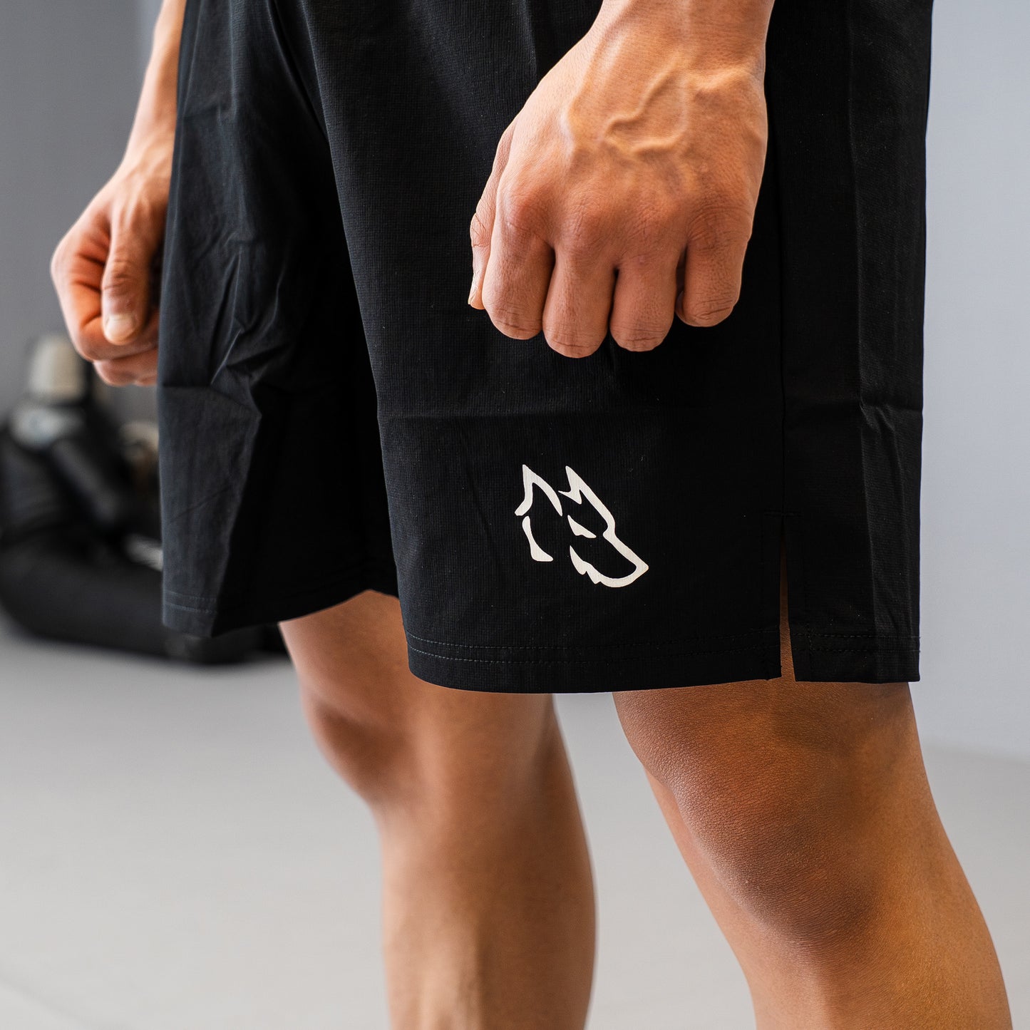 Short de sport Animalism noir